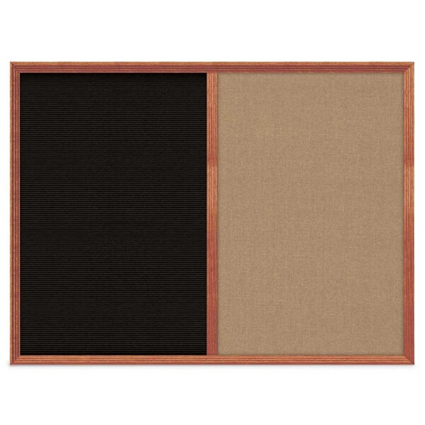 Slim Style Indoor Enclosed Corkboard, 12